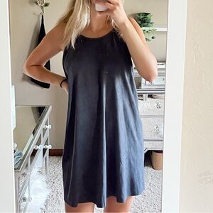 Dry Goods Gray Suede Dress • Size M